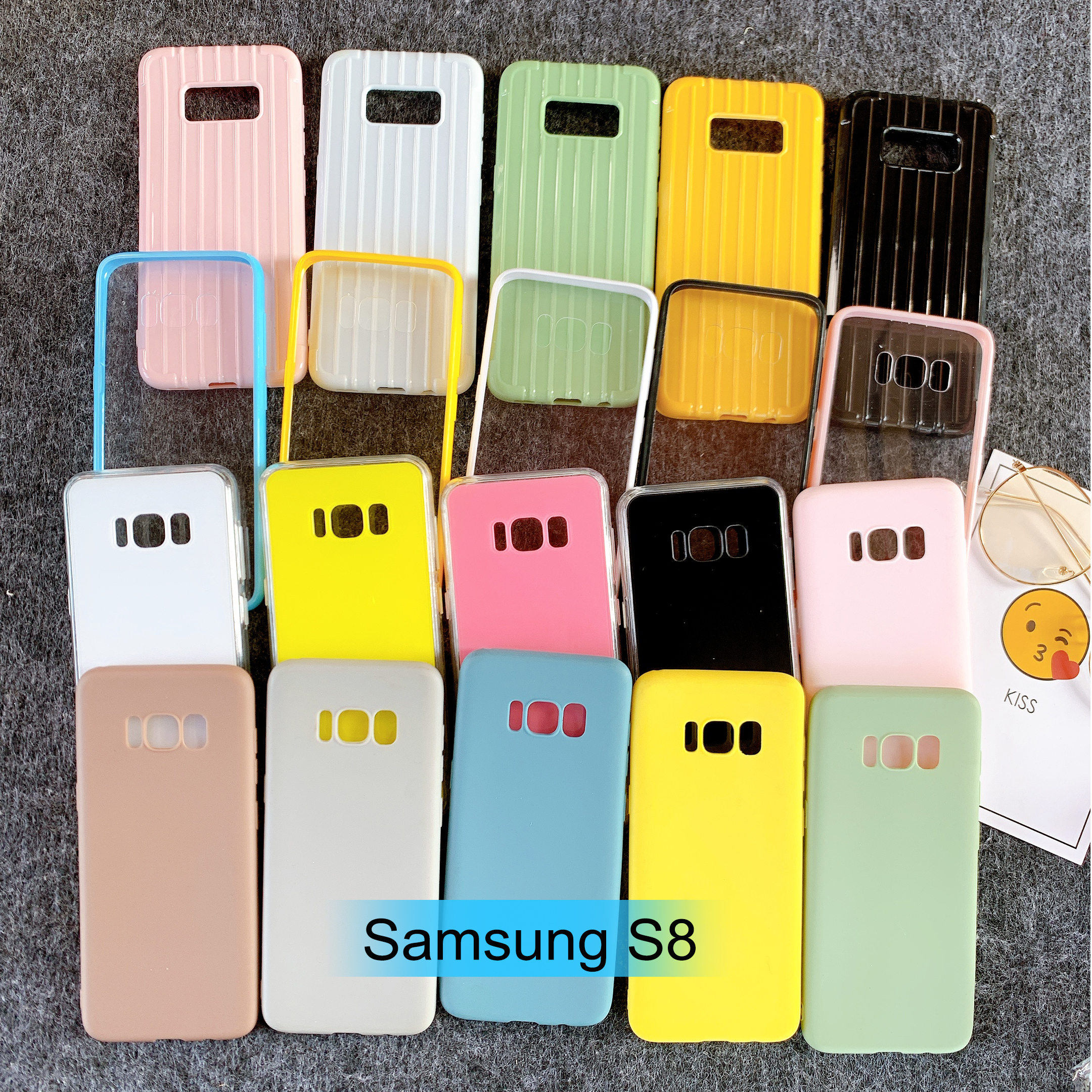 [Samsung S8] Ốp Lưng Điện Thoại Giá Rẻ Nhiều Màu