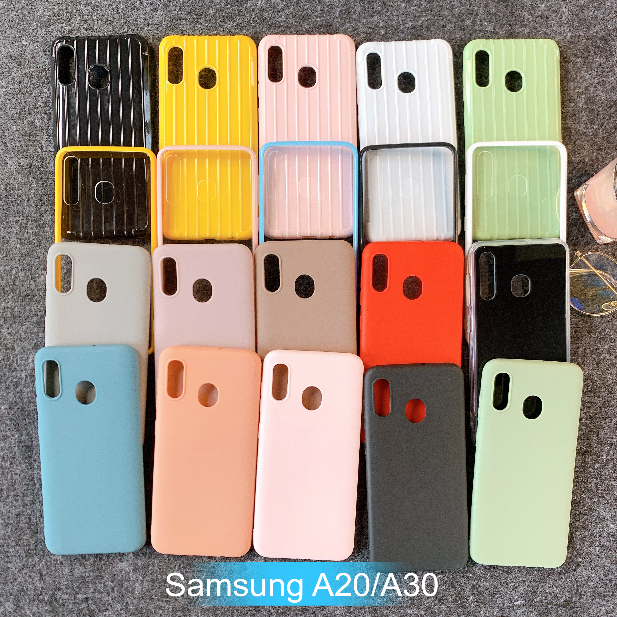 [Samsung A20/A30] Ốp Lưng Điện Thoại Giá Rẻ Nhiều Màu