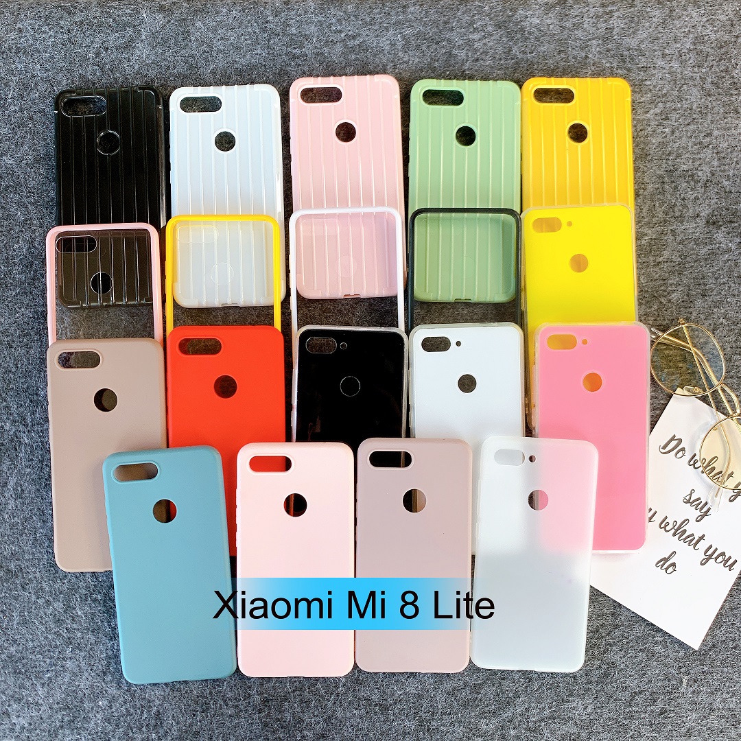 [Xiaomi Mi 8 Lite] Ốp Lưng Điện Thoại Giá Rẻ Nhiều Màu