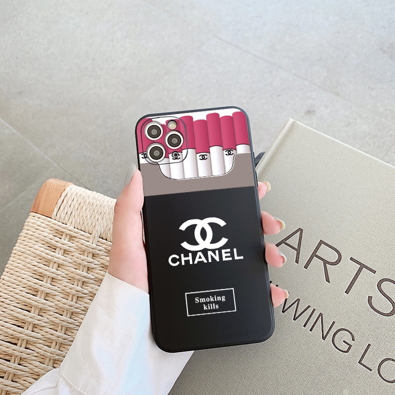  - Ốp Lưng Nhám Chống Sock, Va Đập Bảo Vệ Camera Chanel Cigarette