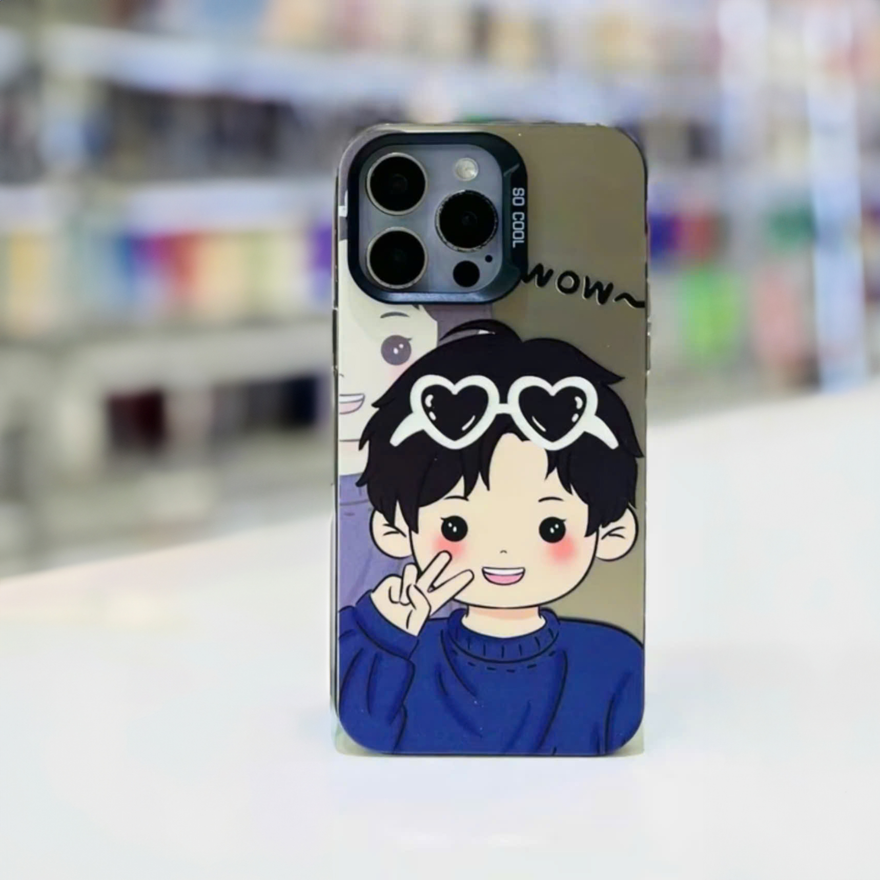 Ốp Lưng IMD Chống Sốc - Mẫu Couple Winter