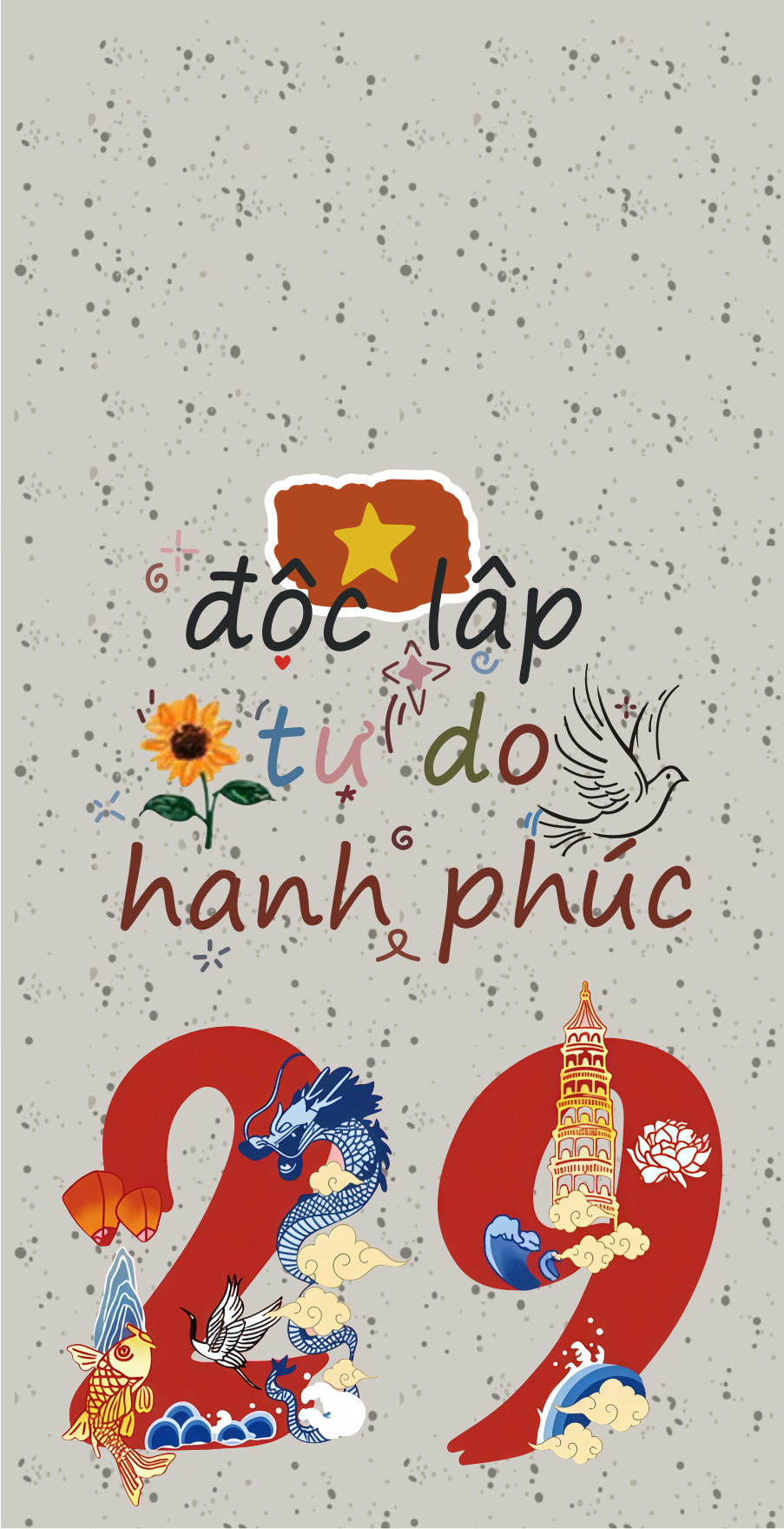 Ốp Lưng IMD Chống Sốc - Mừng Quốc Khánh 2.9