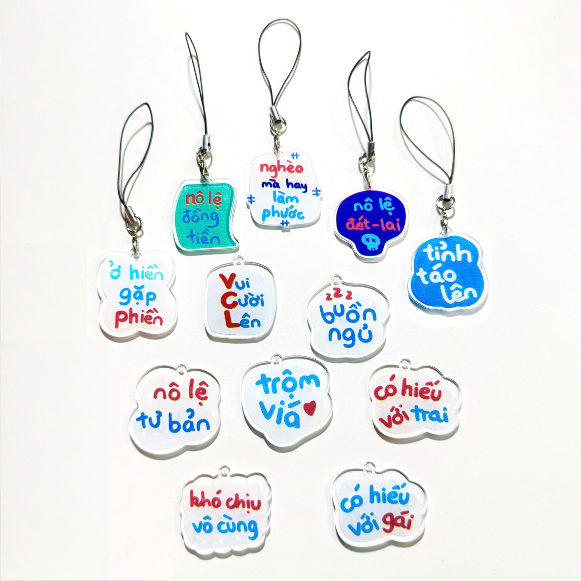 Dây Đeo Điện Thoại Mẫu - Crude Language