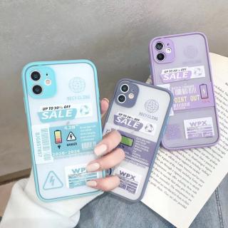 Ốp Lưng Nhám Chống Sock, Va Đập Bảo Vệ Camera Label