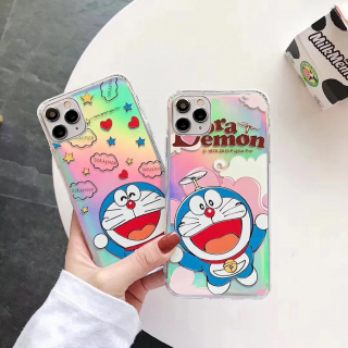Ốp Lưng Silicon Chống Sốc Phản Quang Doraemon Cute