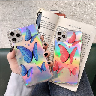 Ốp Lưng Silicon Chống Sốc Phản Quang Butterfly