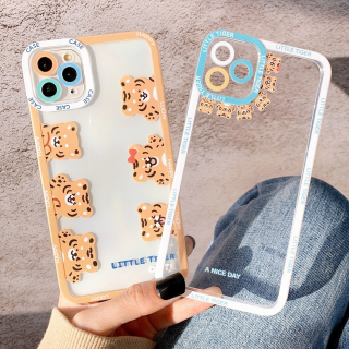 Ốp Lưng Silicon Chống Sốc Viền Nổi LITTLE TIGER