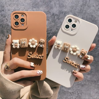 Ốp Lưng Basic Camera Nổi - Mẫu Cookies Sweet Nổi