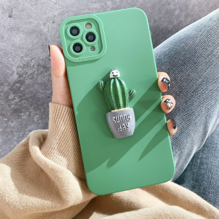 Ốp Lưng Basic Camera Nổi - Mẫu Xương Rồng Nổi