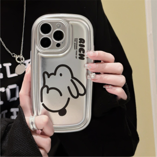 Ốp Lưng Bánh Mì Mạ Gương - Mẫu Rabbit