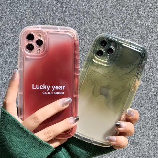 Ốp Lưng Bánh Mì Trong Suốt PHỦ BÓNG CHỐNG BẨN - Mẫu Lucky Year