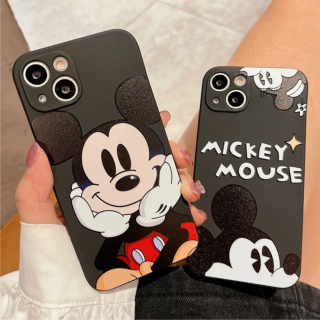 Ốp Lưng Silicon Màu Bảo Vệ Camera Mickey Mouses