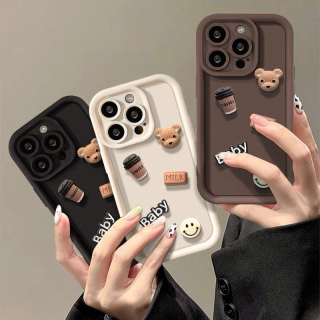 Ốp TPU Mềm Viền Bậc Thang Mẫu Hình Nổi - Baby Milk
