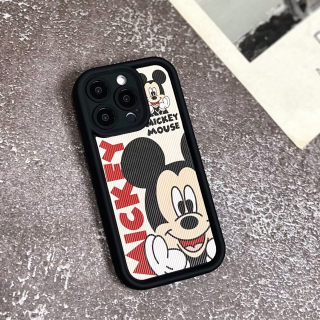 Ốp Lưng Da Viền Bậc Thang Mẫu - Mickey Mouse !!!