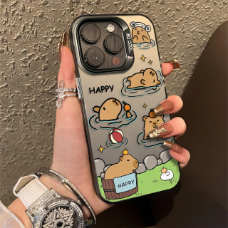 Ốp Lưng IMD Chống Sốc - Happy CapyPara