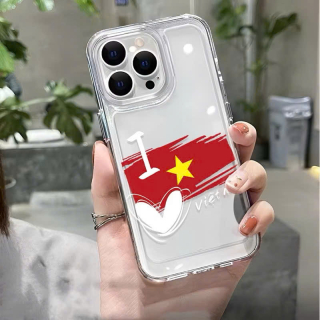 Ốp Lưng Trong Suốt - Mẫu Love Việt Nam
