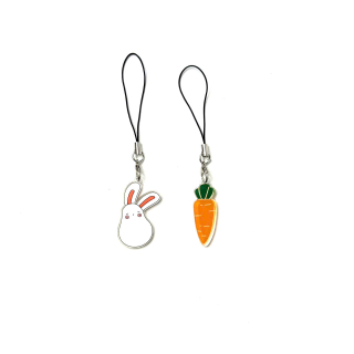 Dây Đeo Điện Thoại Mẫu - Rabbit & Carrot