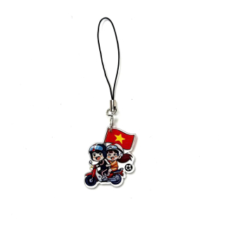 Dây Đeo Điện Thoại Mẫu - Motorcycle Couple