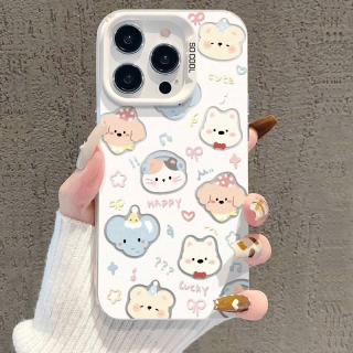 Ốp Lưng IMD Chống Sốc - Happy Animals