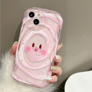 Ốp Lưng Viền Hoa Nổi Chống Sốc - Mẫu Face