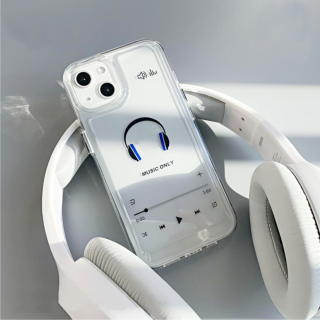 Ốp Lưng Silicon Trong Suốt Space Bảo Vệ Camera Music Only