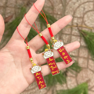 MÓC KHÓA / DÂY TREO MÈO THẦN TÀI MAY MẮN