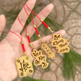 MÓC KHÓA / DÂY TREO Phong Thủy Cầu Tài Lộc May Mắn