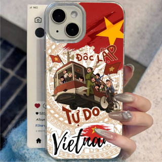 Ốp Lưng Lông Vũ Phản Quang - Độc Lập Tự Do !!