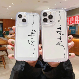 Ốp Lưng Trong Suốt - Ốp Tên Chữ Ký