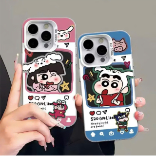 Ốp Lưng IMD Đổi Màu Laser - Shin & Nene Instagram